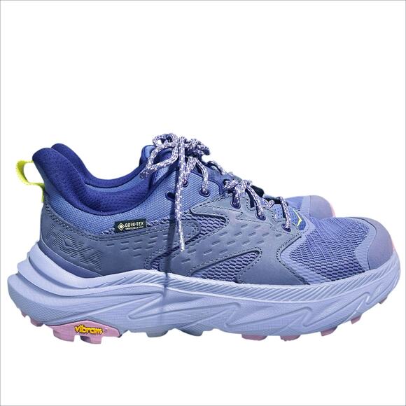 HOKA Anacapa 2 Low GTX Athletic Shoes (Worn Once) Purple Meteor/Cosmic Sky 8.5B - Picture 2 of 8
